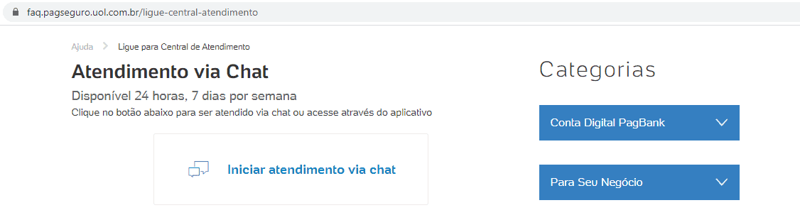PagSeguro-chat-online